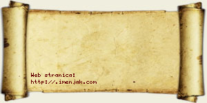 Josip Stojadinović vizit kartica